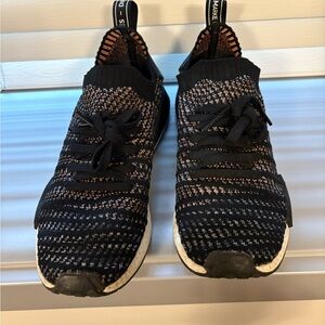 adidas Black and Pink NMD Shoes